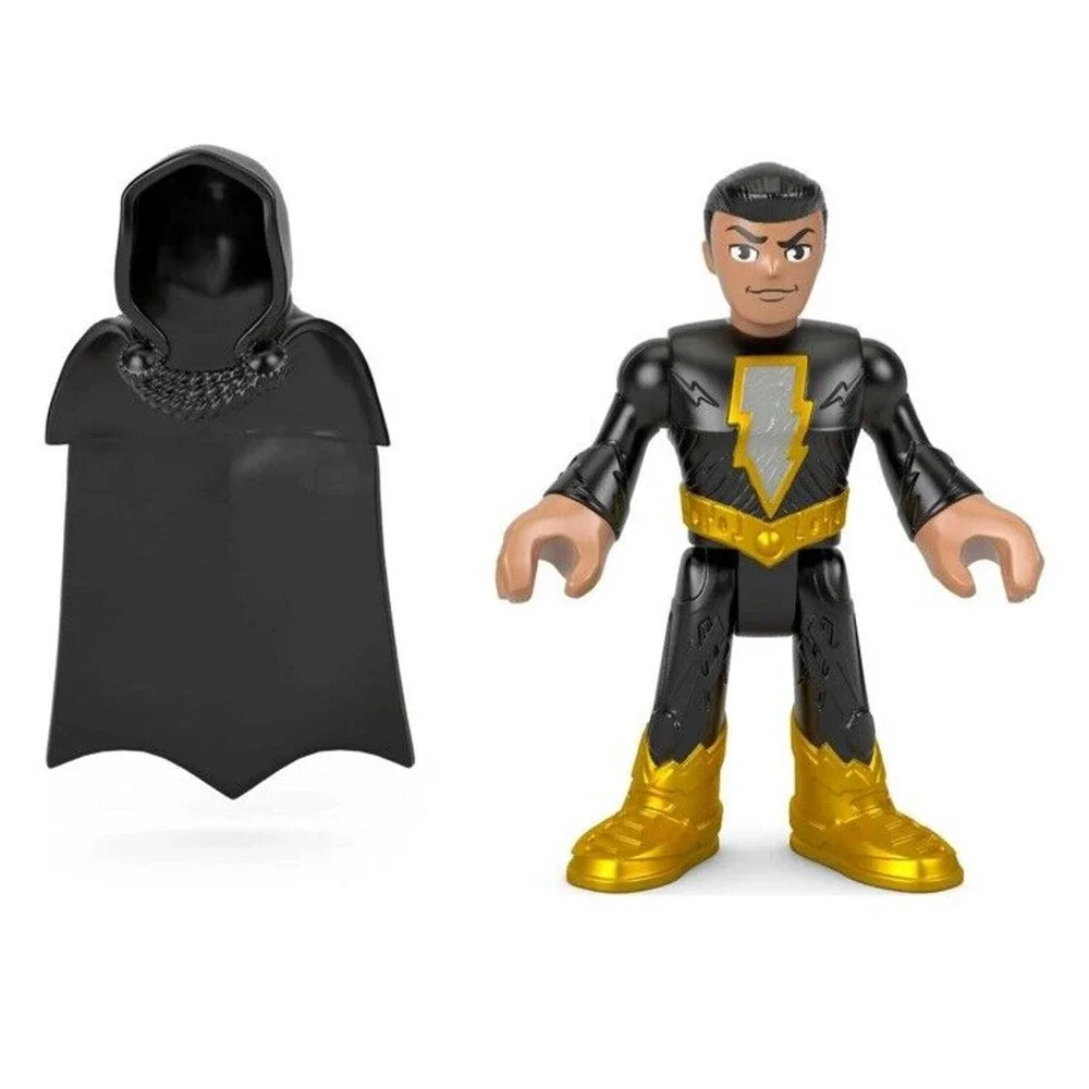 Imaginext DC Super Friends Black Adam Figure with Cape Mattel Fisher-Price Toy